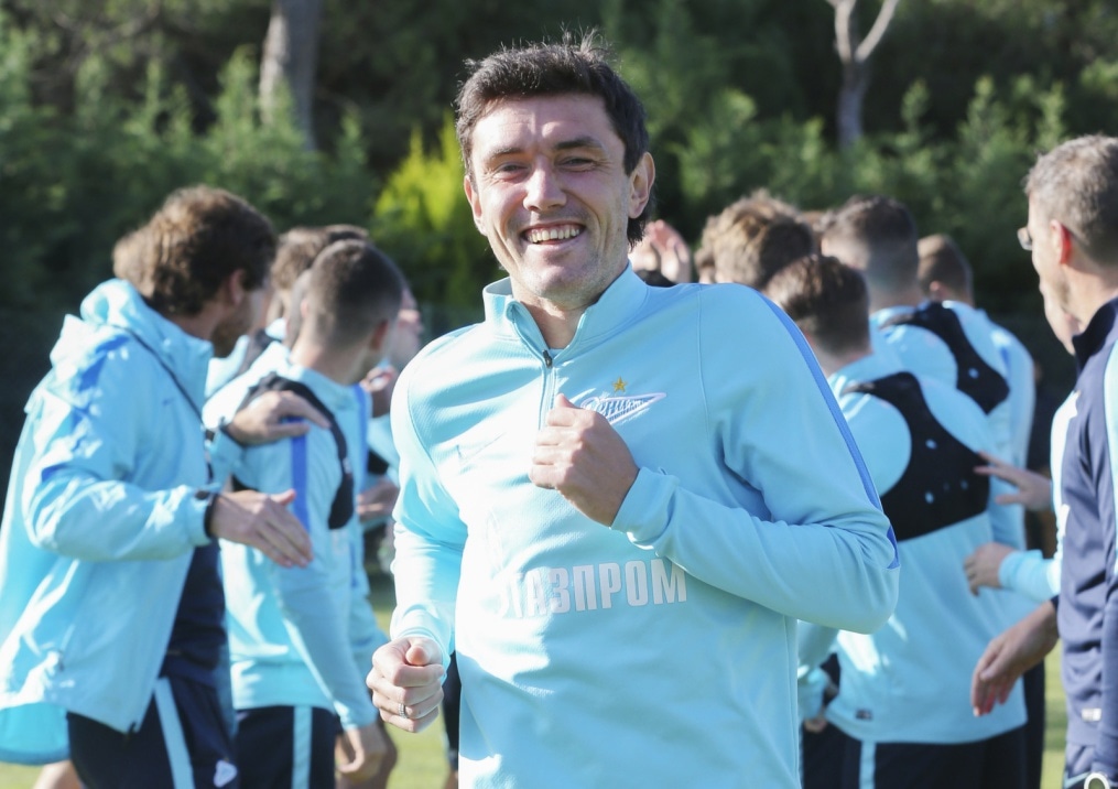 «Газпром»-тренировочный сбор в Фару: 31 января, утренняя тренировка