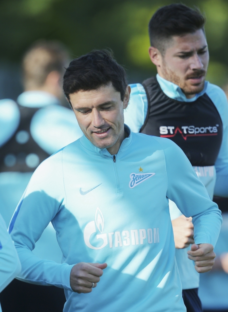 «Газпром»-тренировочный сбор в Фару: 31 января, утренняя тренировка