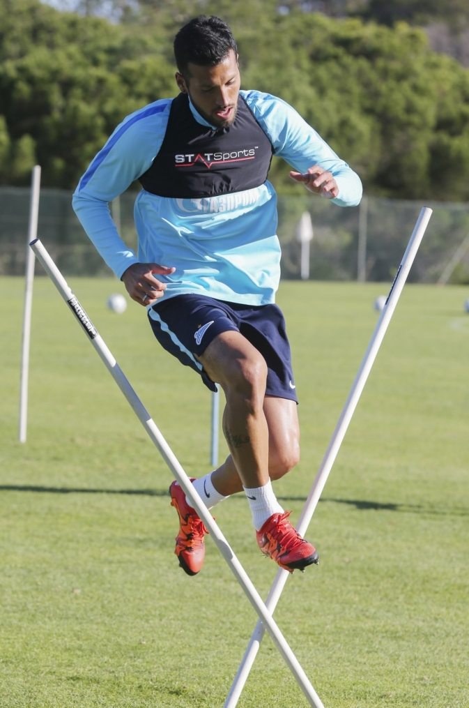 «Газпром»-тренировочный сбор в Фару: 31 января, утренняя тренировка