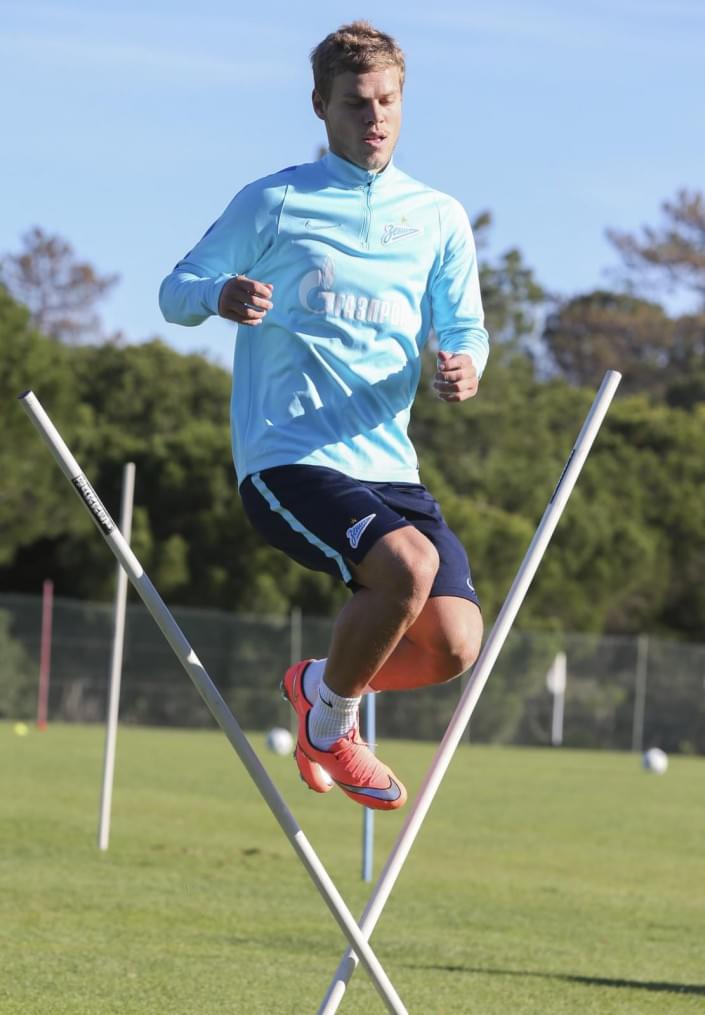 «Газпром»-тренировочный сбор в Фару: 31 января, утренняя тренировка