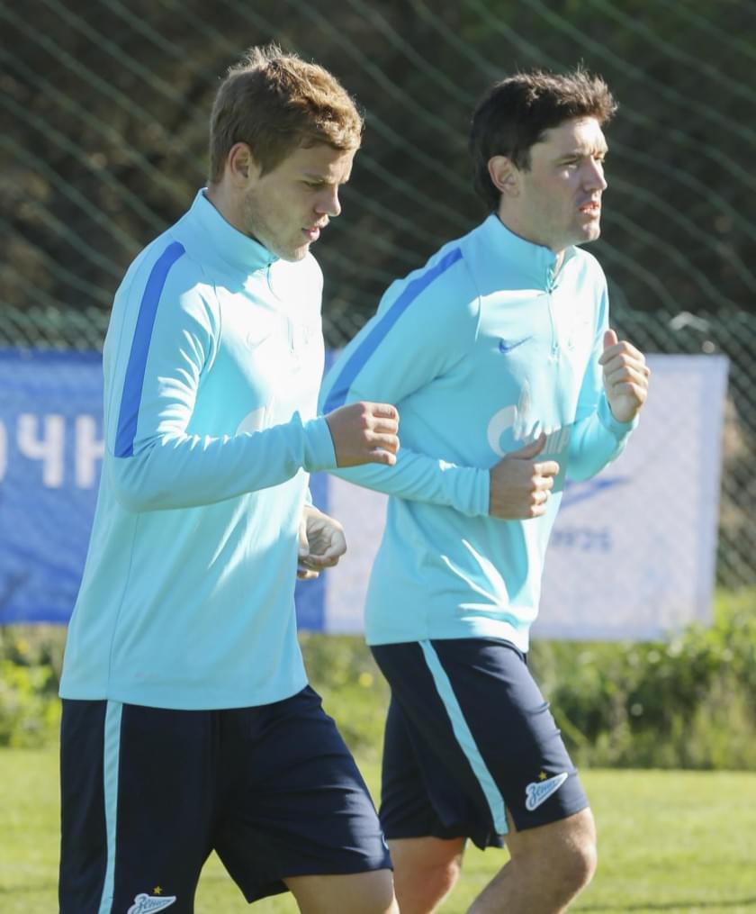 «Газпром»-тренировочный сбор в Фару: 31 января, утренняя тренировка