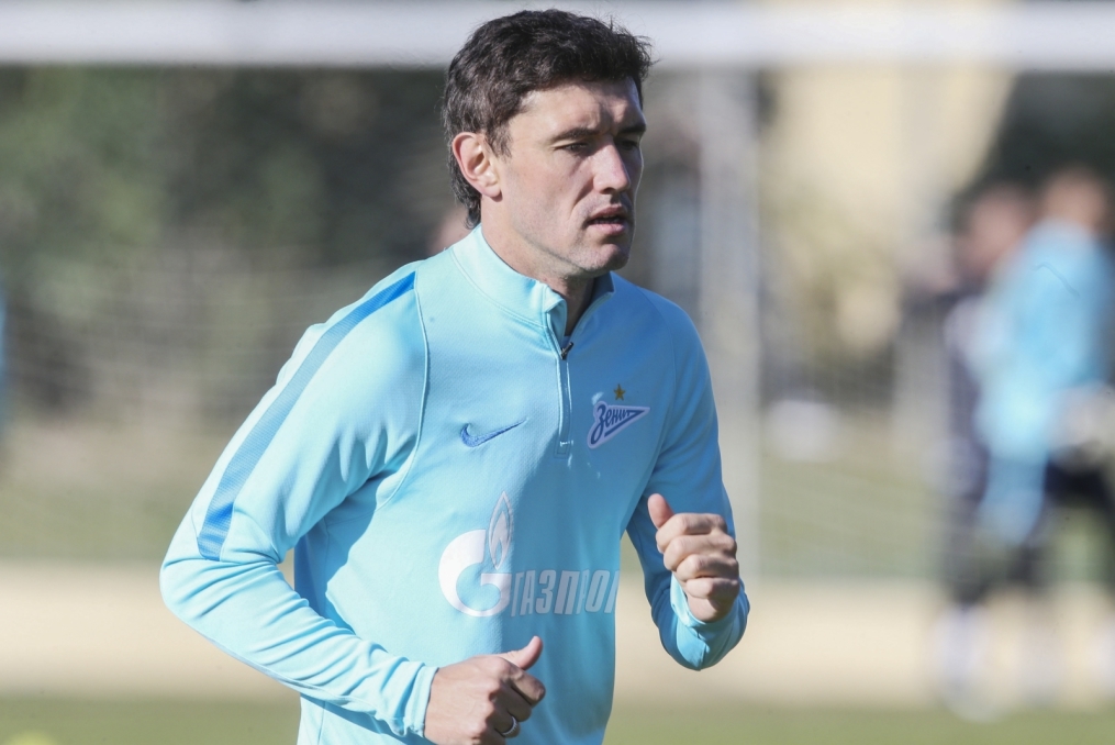 «Газпром»-тренировочный сбор в Фару: 31 января, утренняя тренировка