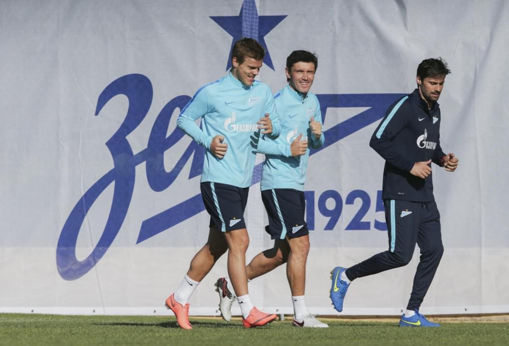 «Газпром»-тренировочный сбор в Фару: 31 января, утренняя тренировка