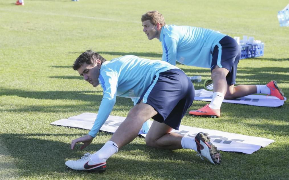 «Газпром»-тренировочный сбор в Фару: 31 января, утренняя тренировка