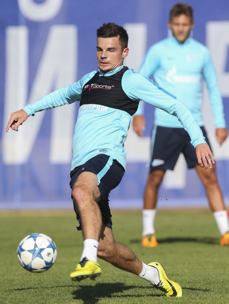 «Газпром»-тренировочный сбор в Фару: 31 января, утренняя тренировка