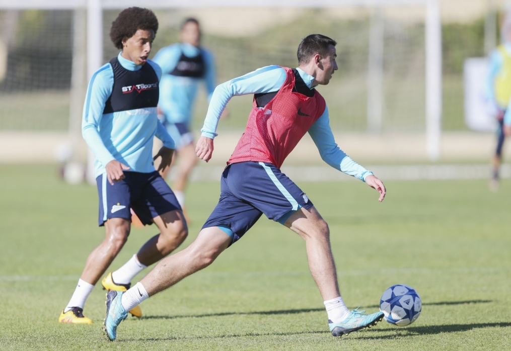 «Газпром»-тренировочный сбор в Фару: 31 января, утренняя тренировка