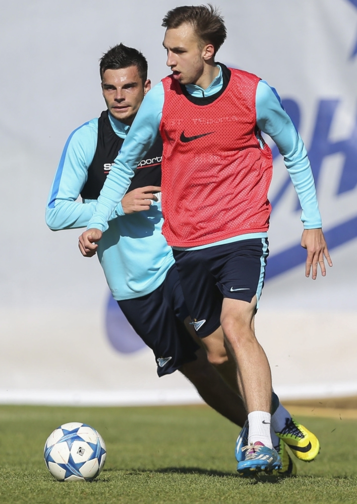 «Газпром»-тренировочный сбор в Фару: 31 января, утренняя тренировка