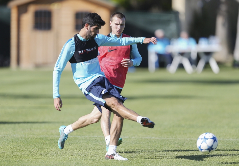 «Газпром»-тренировочный сбор в Фару: 31 января, утренняя тренировка