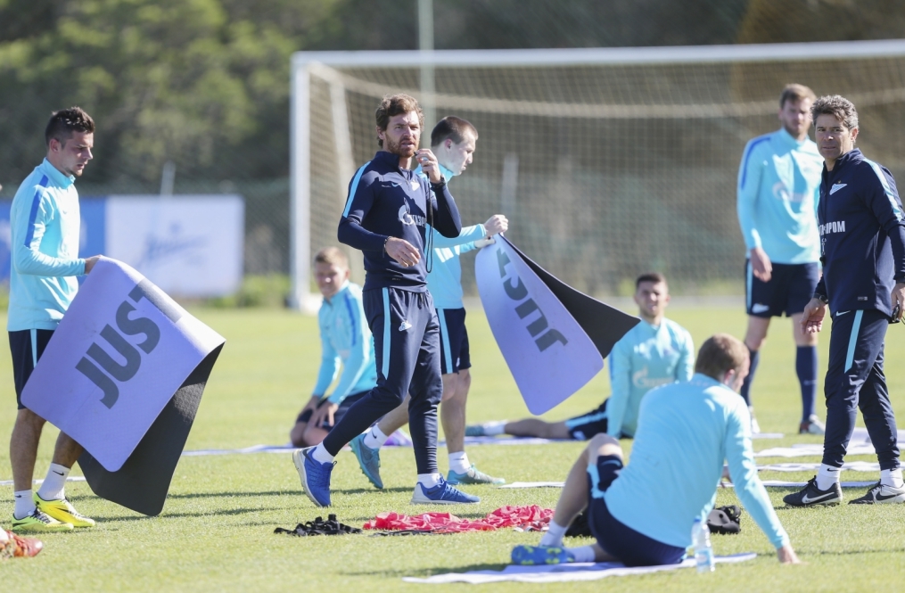 «Газпром»-тренировочный сбор в Фару: 31 января, утренняя тренировка