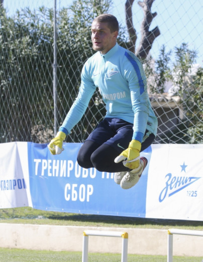 «Газпром»-тренировочный сбор в Фару: 31 января, утренняя тренировка