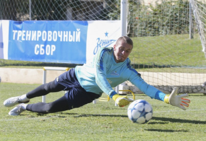 «Газпром»-тренировочный сбор в Фару: 31 января, утренняя тренировка