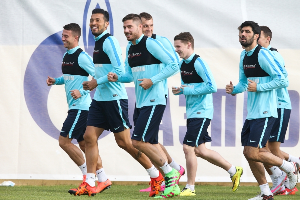 «Газпром»-тренировочные сборы в Фару: 3 февраля, утренняя тренировка