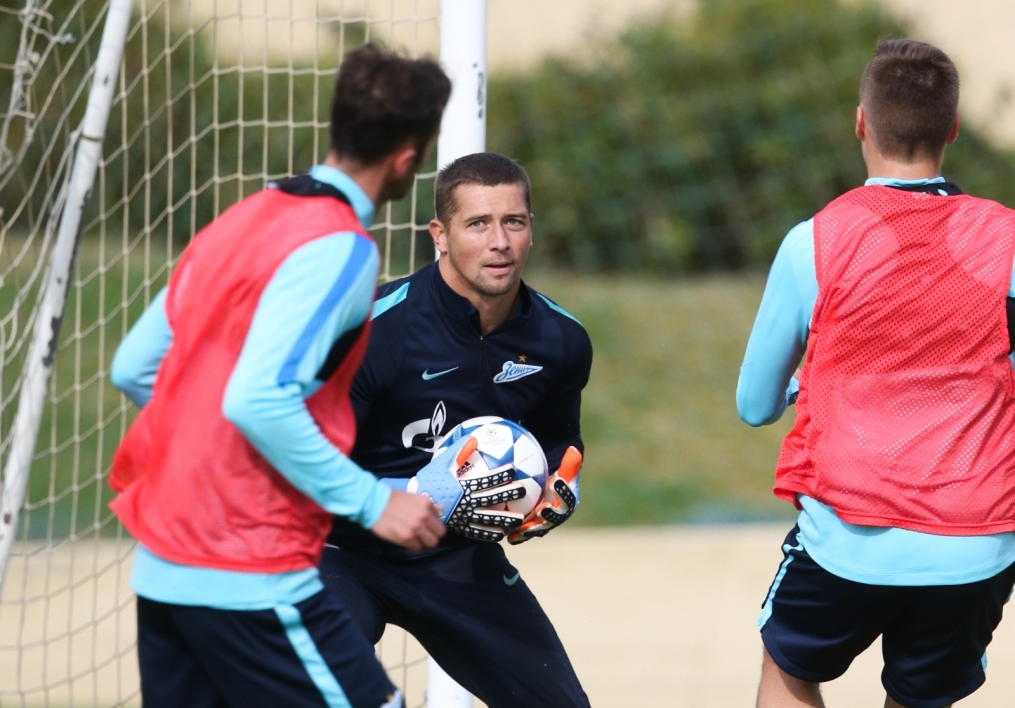 «Газпром»-тренировочные сборы в Фару: 3 февраля, утренняя тренировка