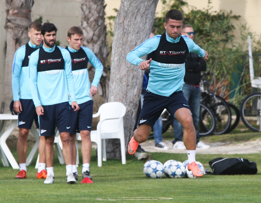 «Газпром»-тренировочные сборы в Фару: 3 февраля, утренняя тренировка