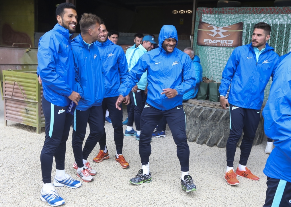 «Газпром»-тренировочный сбор в Испании: 12 февраля, игра в пейнтбол