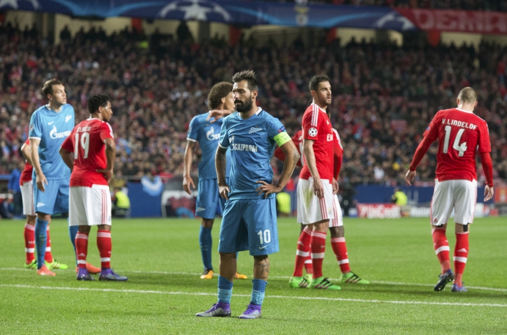 Лига Чемпионов УЕФА, 1/8 финала, «Бенфика» — «Зенит»