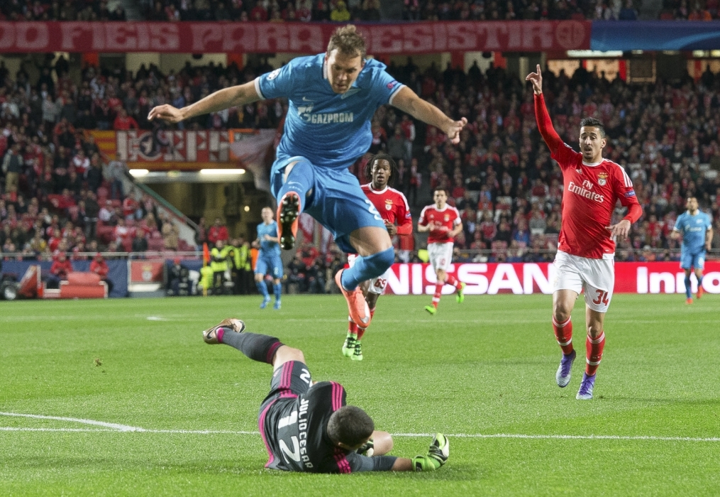 Лига Чемпионов УЕФА, 1/8 финала, «Бенфика» — «Зенит»