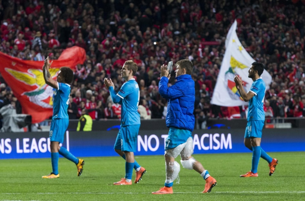 Лига Чемпионов УЕФА, 1/8 финала, «Бенфика» — «Зенит»