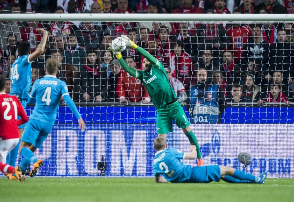 Лига Чемпионов УЕФА, 1/8 финала, «Бенфика» — «Зенит»