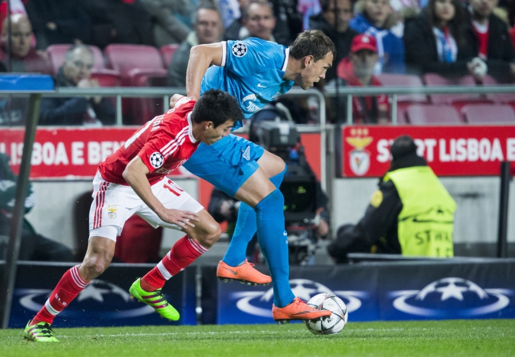 Лига Чемпионов УЕФА, 1/8 финала, «Бенфика» — «Зенит»