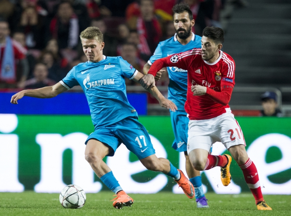 Лига Чемпионов УЕФА, 1/8 финала, «Бенфика» — «Зенит»