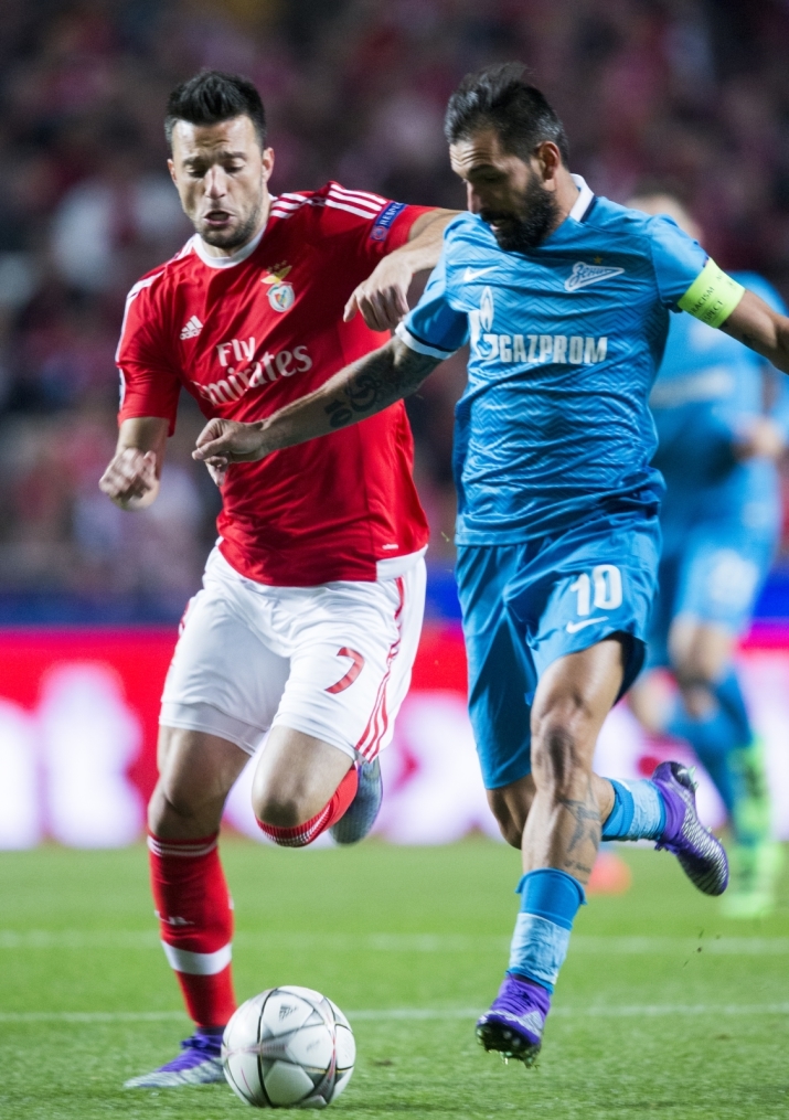 Лига Чемпионов УЕФА, 1/8 финала, «Бенфика» — «Зенит»