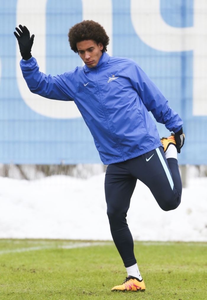 Тренировка «Зенита» перед матчем 1/4 финала Кубка России «Зенит» — «Кубань»