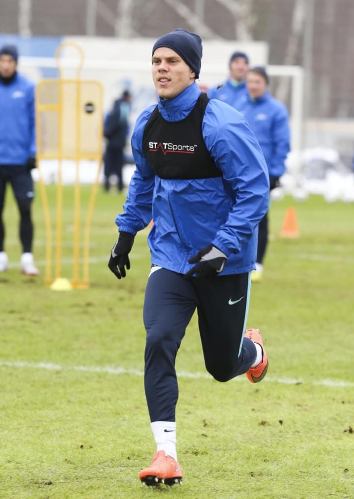 Тренировка «Зенита» перед матчем 1/4 финала Кубка России «Зенит» — «Кубань»