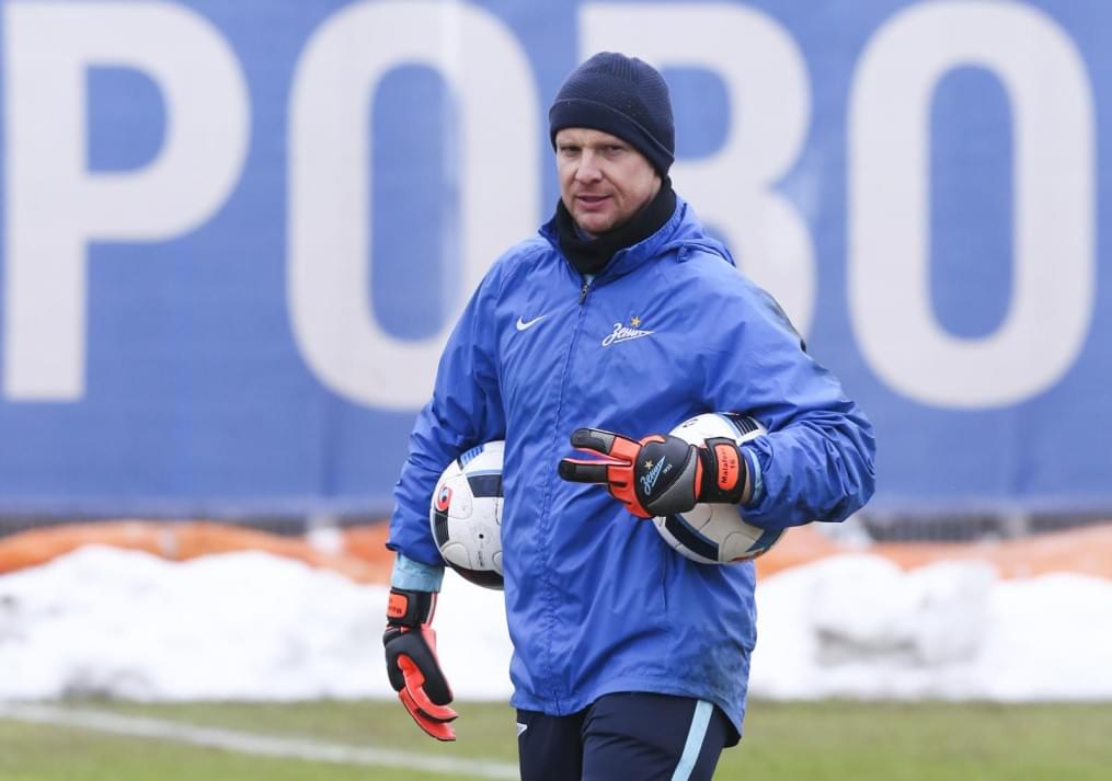 Тренировка «Зенита» перед матчем 1/4 финала Кубка России «Зенит» — «Кубань»