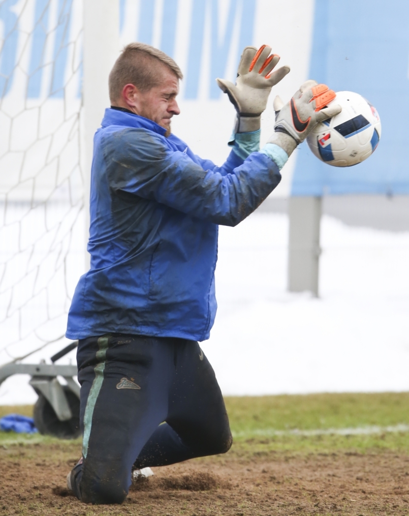 Тренировка «Зенита» перед матчем 1/4 финала Кубка России «Зенит» — «Кубань»