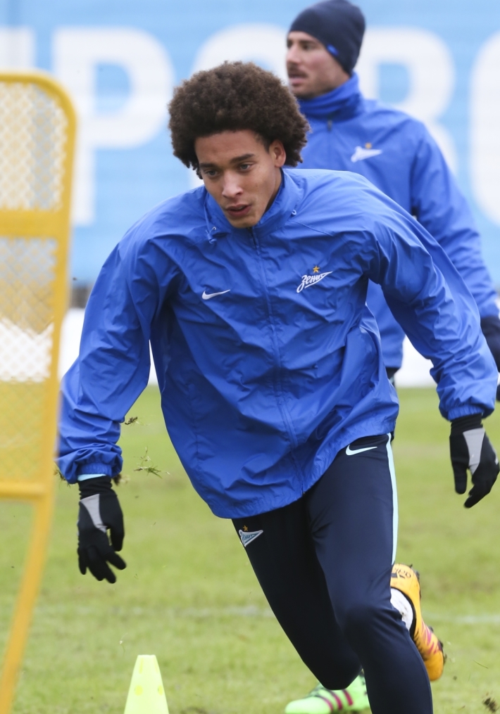 Тренировка «Зенита» перед матчем 1/4 финала Кубка России «Зенит» — «Кубань»