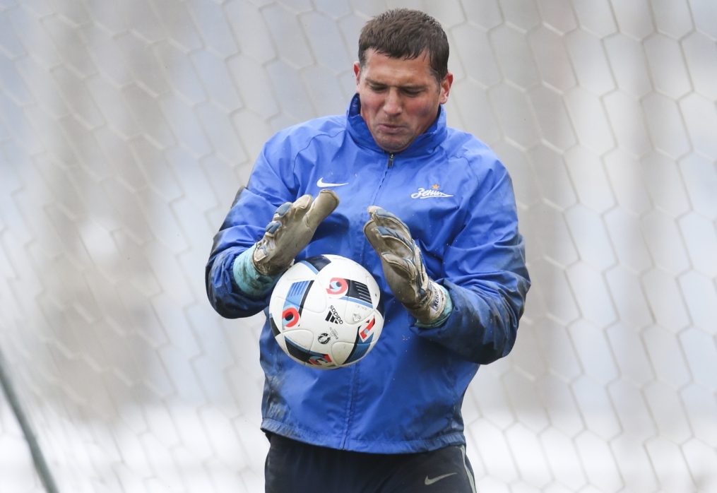 Тренировка «Зенита», перед матчем 1/4 финала Кубка России «Зенит» — «Кубань»