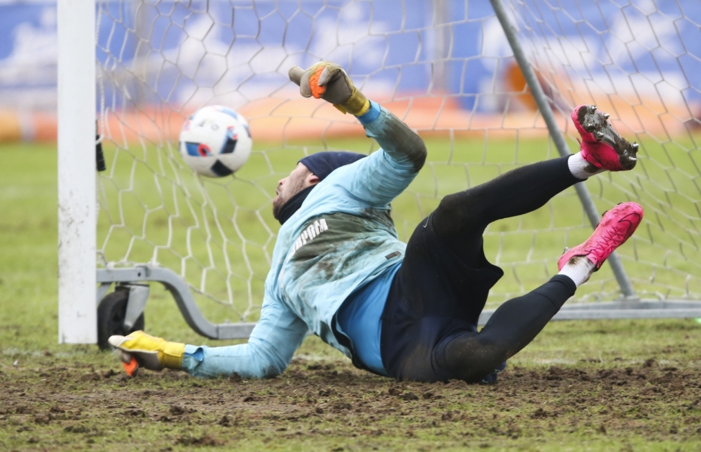 Тренировка «Зенита», перед матчем 1/4 финала Кубка России «Зенит» — «Кубань»