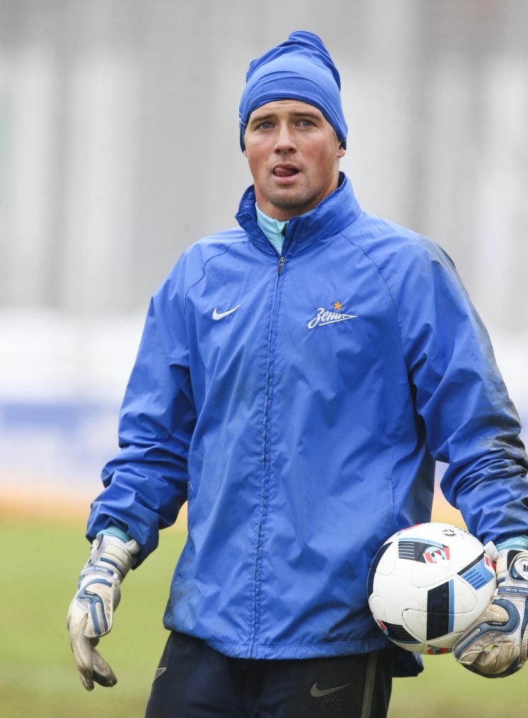 Тренировка «Зенита», перед матчем 1/4 финала Кубка России «Зенит» — «Кубань»