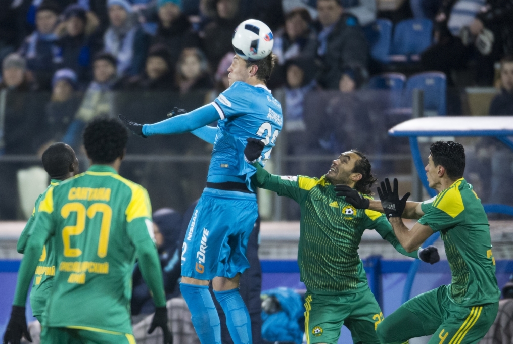 Матч 1/4 финала Кубка России «Зенит» — «Кубань»