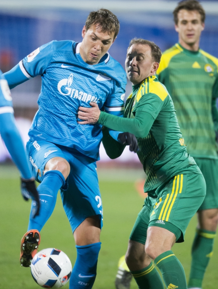 Матч 1/4 финала Кубка России «Зенит» — «Кубань»