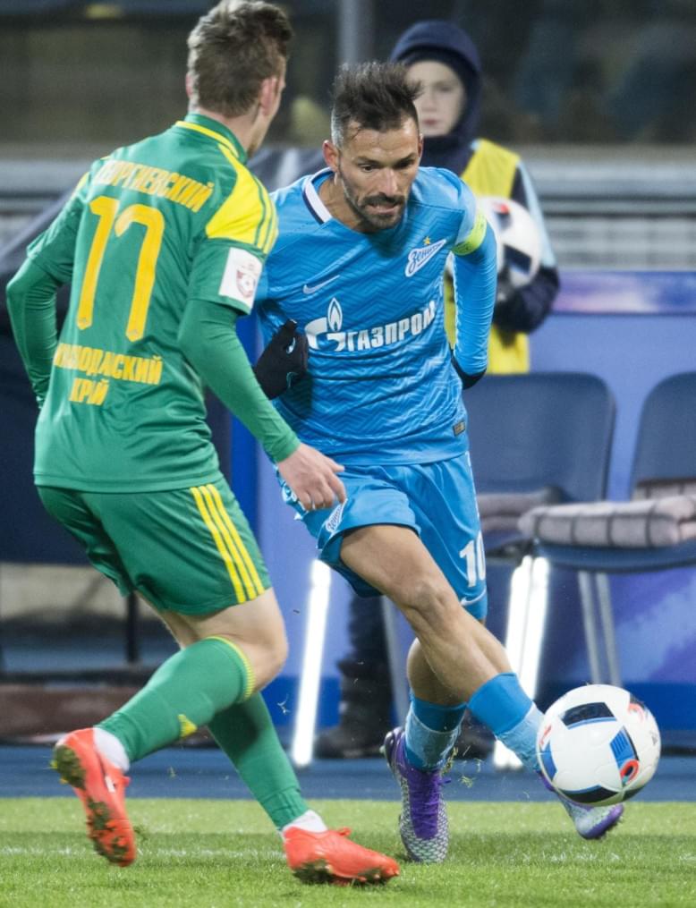 Матч 1/4 финала Кубка России «Зенит» — «Кубань»