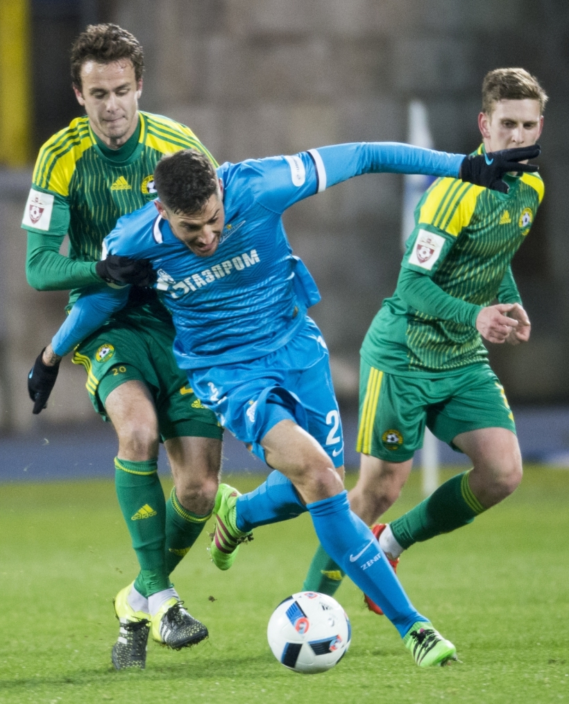 Матч 1/4 финала Кубка России «Зенит» — «Кубань»