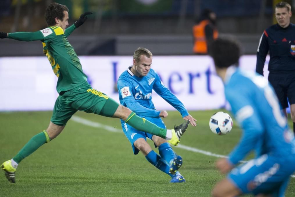 Матч 1/4 финала Кубка России «Зенит» — «Кубань»