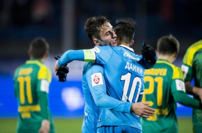 Матч 1/4 финала Кубка России «Зенит» — «Кубань»