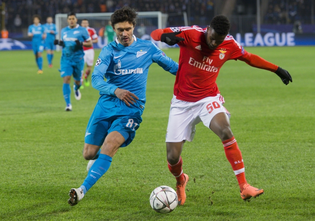 Лига чемпионов УЕФА, 1/8 финала, «Зенит» — «Бенфика»