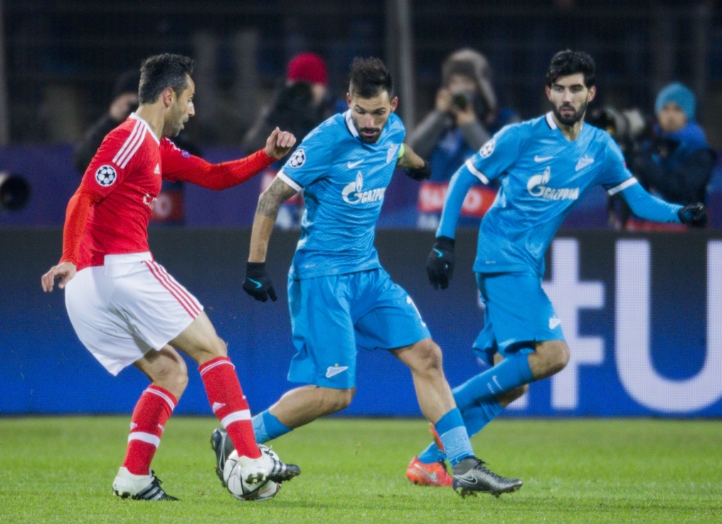 Лига чемпионов УЕФА, 1/8 финала, «Зенит» — «Бенфика»