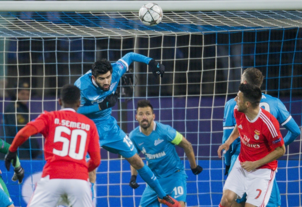 Лига чемпионов УЕФА, 1/8 финала, «Зенит» — «Бенфика»