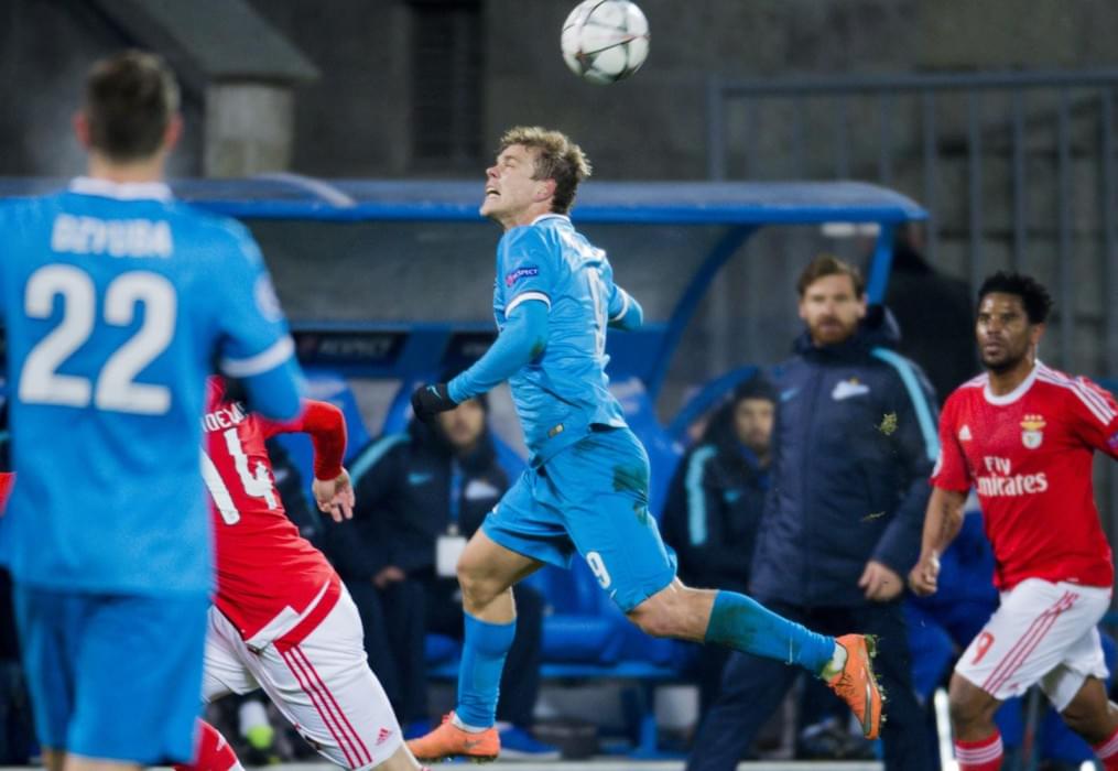 Лига чемпионов УЕФА, 1/8 финала, «Зенит» — «Бенфика»