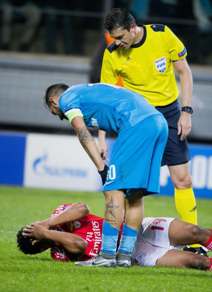 Лига чемпионов УЕФА, 1/8 финала, «Зенит» — «Бенфика»