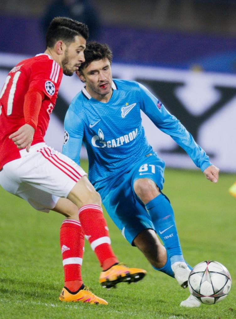 Лига чемпионов УЕФА, 1/8 финала, «Зенит» — «Бенфика»