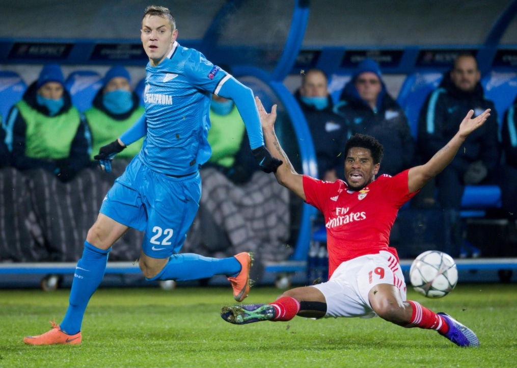 Лига чемпионов УЕФА, 1/8 финала, «Зенит» — «Бенфика»