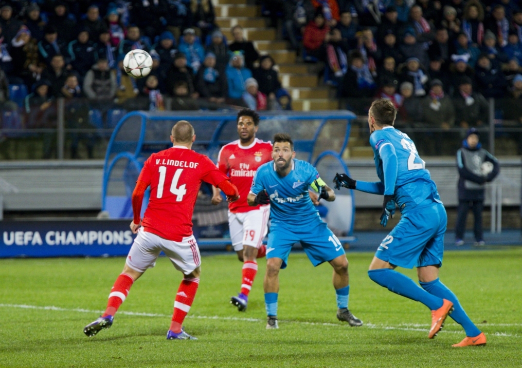 Лига чемпионов УЕФА, 1/8 финала, «Зенит» — «Бенфика»