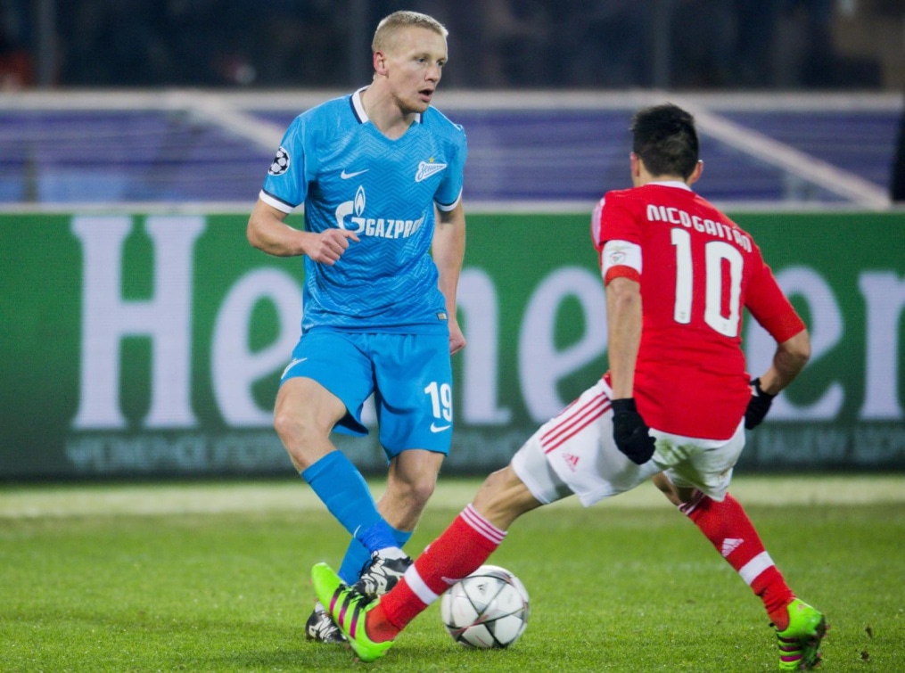 Лига чемпионов УЕФА, 1/8 финала, «Зенит» — «Бенфика»