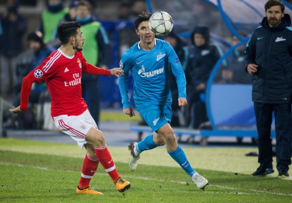 Лига чемпионов УЕФА, 1/8 финала, «Зенит» — «Бенфика»